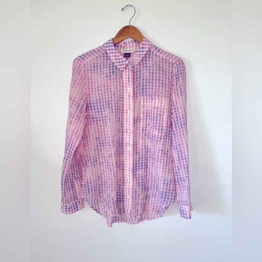 Anthropologie Pilcro and the Letterpress Cate Button Down Shirt Size Medium